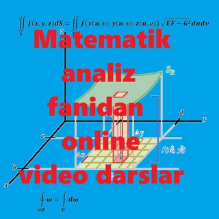 Telegram channel Matematik analizdan online video darslar logo