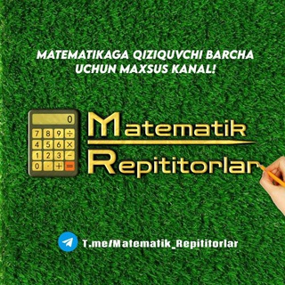 Telegram kanalining logotibi matematik_repititorlar — Matematik Repititorlar