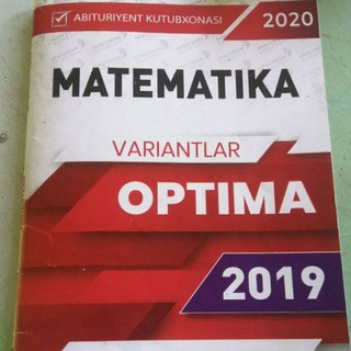 Telegram kanalining logotibi matematika_2019_yechimlari — 📒MATEMATIKA 2019