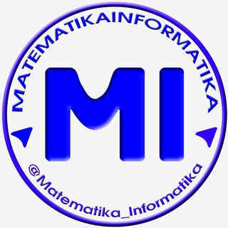 Telegram kanalining logotibi matematika_informatika — MATEMATIKA va INFORMATIKA