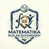 Telegram kanalining logotibi matematika_abituriyent_dtm — Matematika || Ruslan Quvondiqov