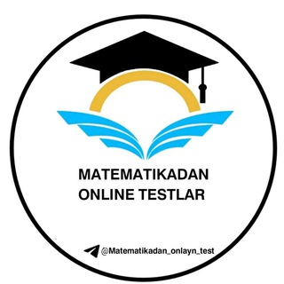 Telegram kanalining logotibi matematikadan_onlayn_test — Matematikadan online testlar📓