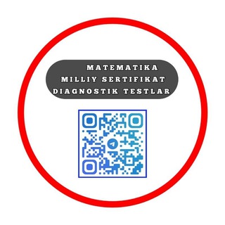 Telegram channel Matematika Milliy Sertifikat | Jamshid Saidxonov logo