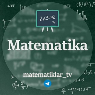 Telegram kanalining logotibi matematiklar_tv — Matematiklar