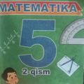 Logo saluran telegram matematilkl — Matematika 5 sinf.Yechimlari 2 qism