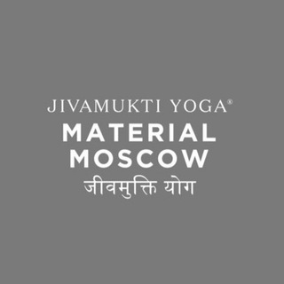 Логотип телеграм канала @materialyoga — Jivamukti Yoga Material Moscow