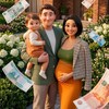 Логотип телеграм канала @maternityleavefinances — Декретные финансы 🫰🏼