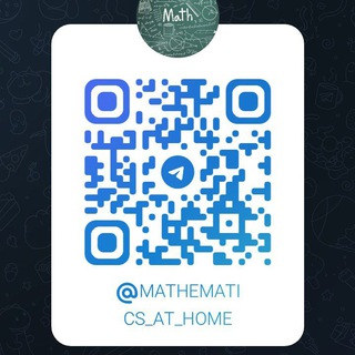 Telegram kanalining logotibi mathematics_at_home — Math