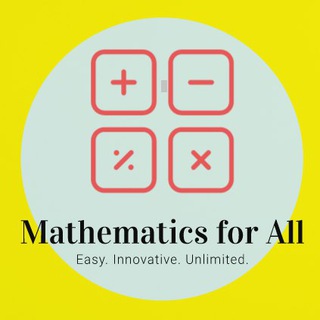 Telegram kanalining logotibi mathematics_for_all — Mathematics for All