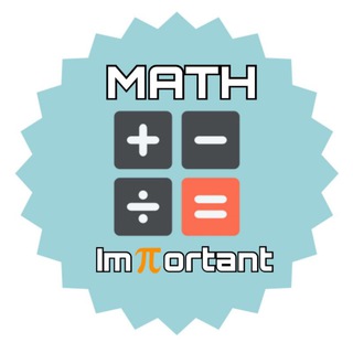 لوگوی کانال تلگرام mathimportant — 🥇💯 ریاضیات متوسطه دوم 💯🥇