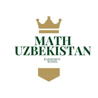 Telegram kanalining logotibi mathuzbekistan — 🇺🇿 Math Uzbekistan 🇺🇿 RahimovKomil