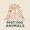 Логотип телеграм канала @matimals — mating animals