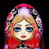 Логотип телеграм канала @matreshkisah — матрешки и богатыри сахалина