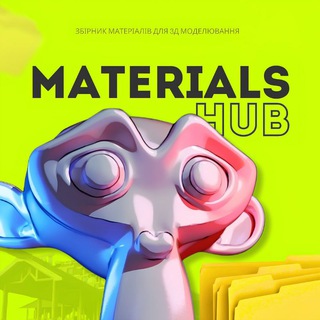 Логотип телеграм -каналу matterials_hub — Materials Hub | Матеріали для 3D