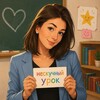 Логотип телеграм канала @matveevateacher — нескучный урок