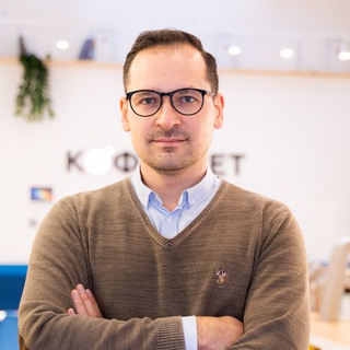 Логотип телеграм канала @maxaboutcoffee — Макс Завьялов о кофейном бизнесе