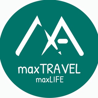Логотип телеграм -каналу maxtravelmaxlife — maxTRAVEL
