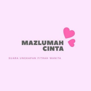 Logo saluran telegram mazlumahcinta — المظلومة