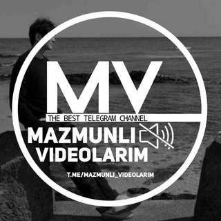 Логотип телеграм канала @mazmunli_videolarim — Mazmunli videolarim 🖤