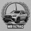 Логотип телеграм канала @mb167faq — FAQ (ЧаВо) по Mercedes-Benz W167: GLE SUV, GLS, GLE Coupe