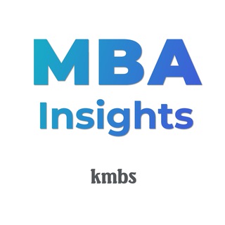Логотип телеграм -каналу mba_kmbs — MBA Insights