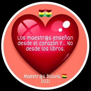 Logotipo del canal de telegramas mbolivia2018 - Maestr@s Bolivia 2021 🇧🇴 oficial