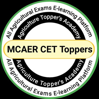 टेलीग्राम चैनल का लोगो mcaer_cet_toppers — MCAER CET Toppers