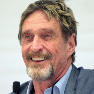 Logo saluran telegram mcfee_john_channel — John McAfee