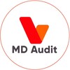Логотип телеграм канала @mdaudit — MD Audit — официальный телеграм-канал