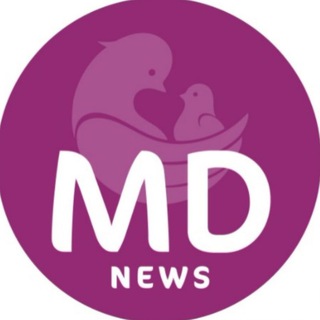 Логотип телеграм канала @mdnews_channel — MD News