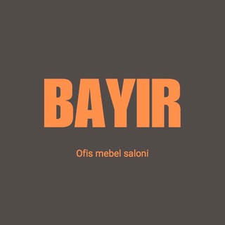 Логотип телеграм канала @mebel_bayir_tashkent — BAYIR| Мебель для Офиса | Ташкент