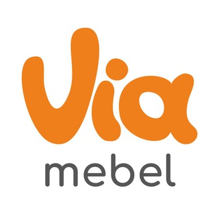 Логотип телеграм канала @mebel_via — MebelVia.ru. Мебельный дискаунтер