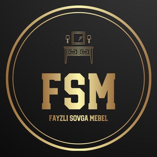 Telegram kanalining logotibi mebelfsm — “Fayzli Sovg’a Mebel”