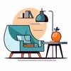 Логотип телеграм -каналу meblidesign — 🛋 Моя квартира | Меблі