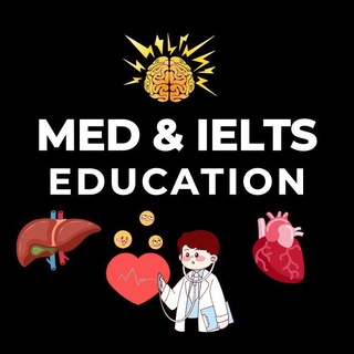 Telegram channel Med & IELTS Education logo