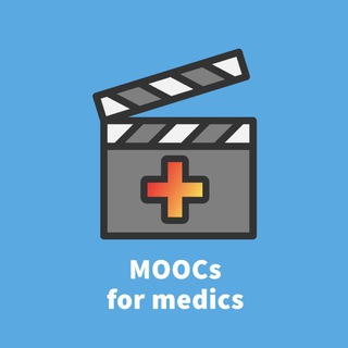 Логотип телеграм канала @med_mooc — MOOCs for medics