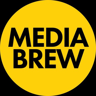 Логотип телеграм канала @mediabrew — MEDIA BREW