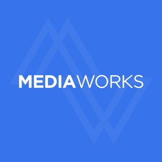 Логотип телеграм канала @mediaworksru — MEDIA WORKS