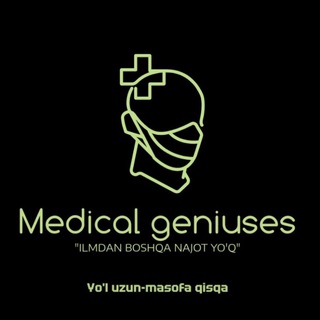 Telegram kanalining logotibi medical_geniuses — 𝖬𝖾𝖽𝗂𝖼𝖺𝗅 𝖦𝖾𝗇𝗂𝗎𝗌𝖾𝗌°|🧠