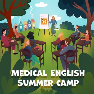 Логотип телеграм канала @medicalenglishsummer — Летний лагерь медицинского английского