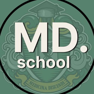 Логотип телеграм канала @medicina_discendi — MD.school