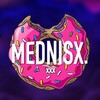 Логотип телеграм канала @mednisxtg — mednisx. Яблочный