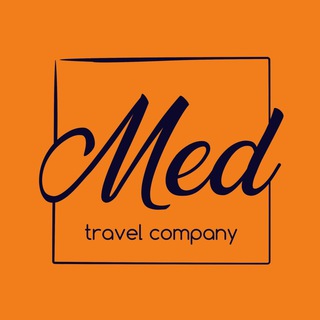 Логотип телеграм канала @medtc — MED travel. Туристична компанія