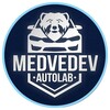 Логотип телеграм канала @medvedev_autolab — АвтоАтелье «Medvedev_AutoLab» - Перетяжка, Шумоизоляция, Подсветка салона
