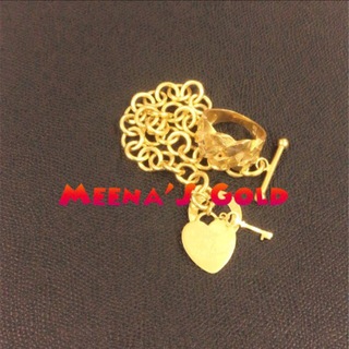 Logo saluran telegram meenasgold — Meena'S Gold 💍