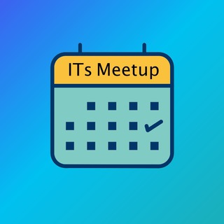 Логотип телеграм канала @meetup_today — IT's Meetup – митапы, конференции на каждый день