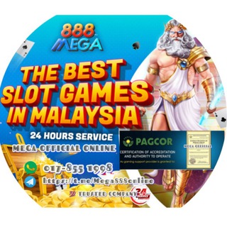 Logo of telegram channel mega888online — MEGA 888 OFFICIAL