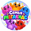 Логотип телеграм канала @megaakids — СЕМЬЯ МЕГАКИДС