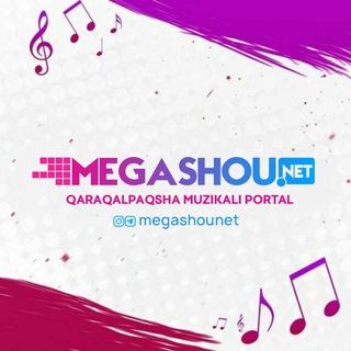 Telegram kanalining logotibi megashounet — MEGASHOU.NET 🎶