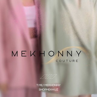 Логотип телеграм канала @mekhonny — Mekhonny couture